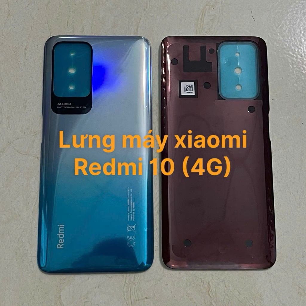 Xiaomi Redmi 10 ฝาหลังเดิม 4G / K19A K19S K19B เข้ารูปทั้งหมด
