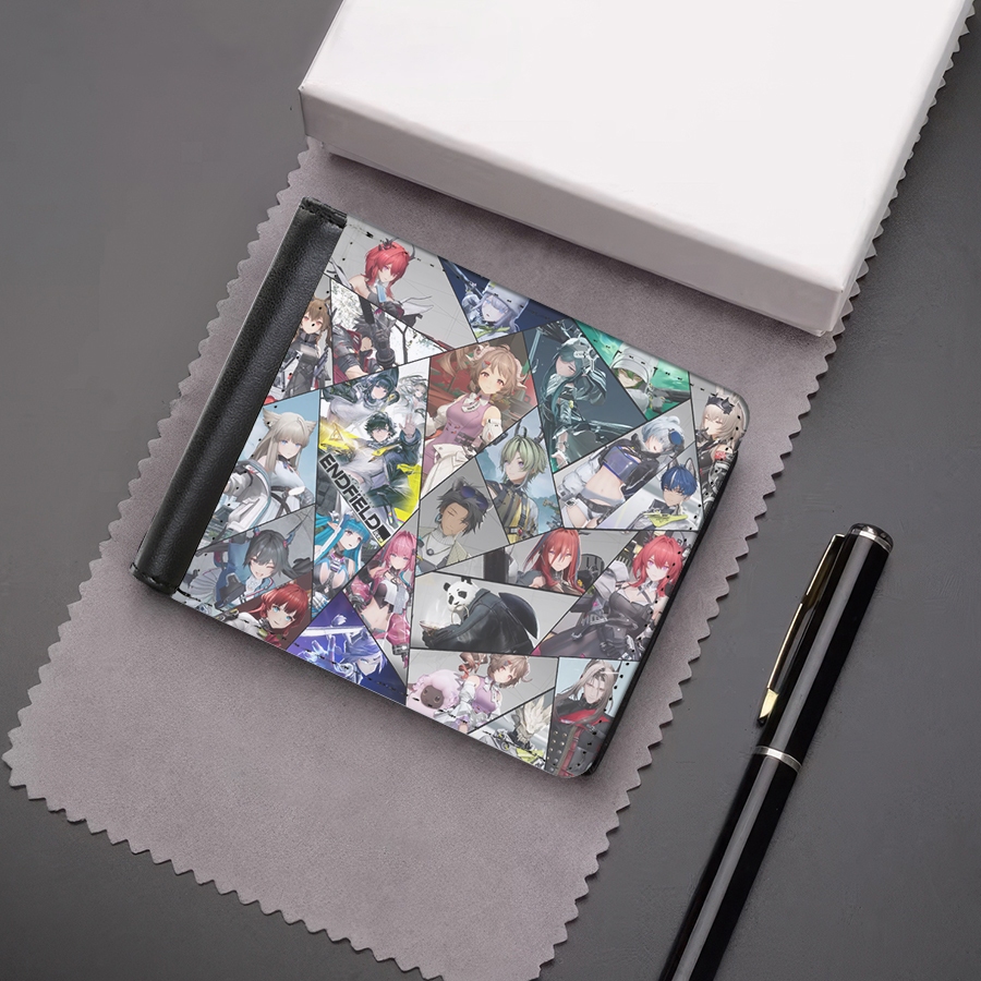 กระเป๋าสตางค์หนัง Arknights - Arknights: Endfield, กระเป๋าสตางค์หนัง PU พร้อมหลายช่อง, การออกแบบที่เ