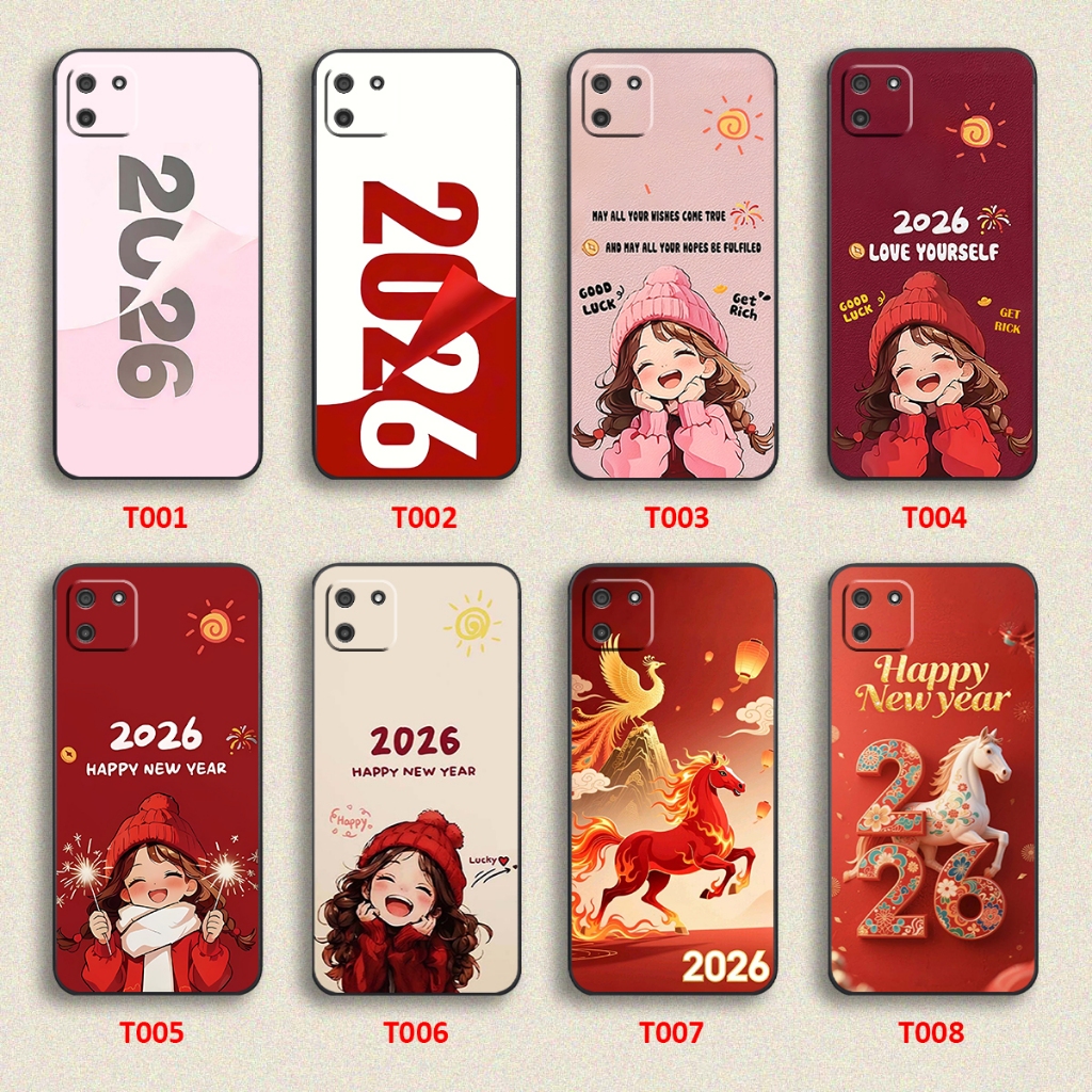 Realme C11 / C11 2020 / C11 2021 / C20 case happy new yead