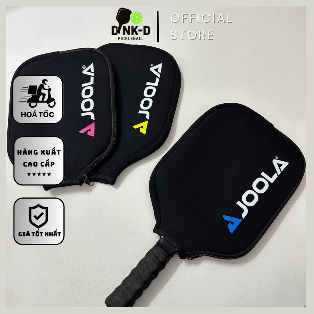 JOOO.LA CKET BAG เป็นฝาครอบแร็กเก็ต Pickleball แบบดีที่สุด 3 ชั้น นุ่ม ซิปเรียบ