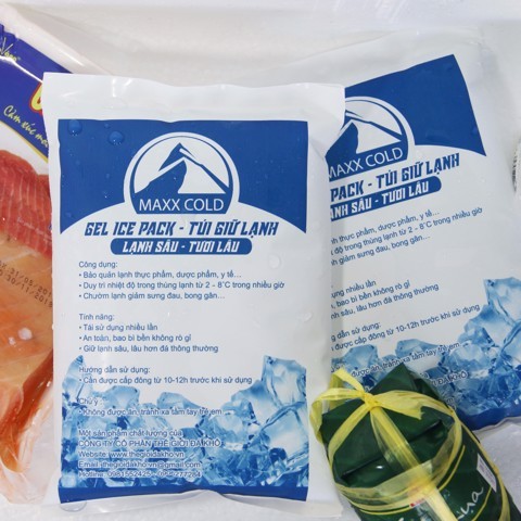 MAXX COLD DRY GEL ICE 1000G, MAXX COLD GEL DRY ICE BAG 1 ลิตร, ไม่แช่แข็ง, ใช้ซ้ําได้