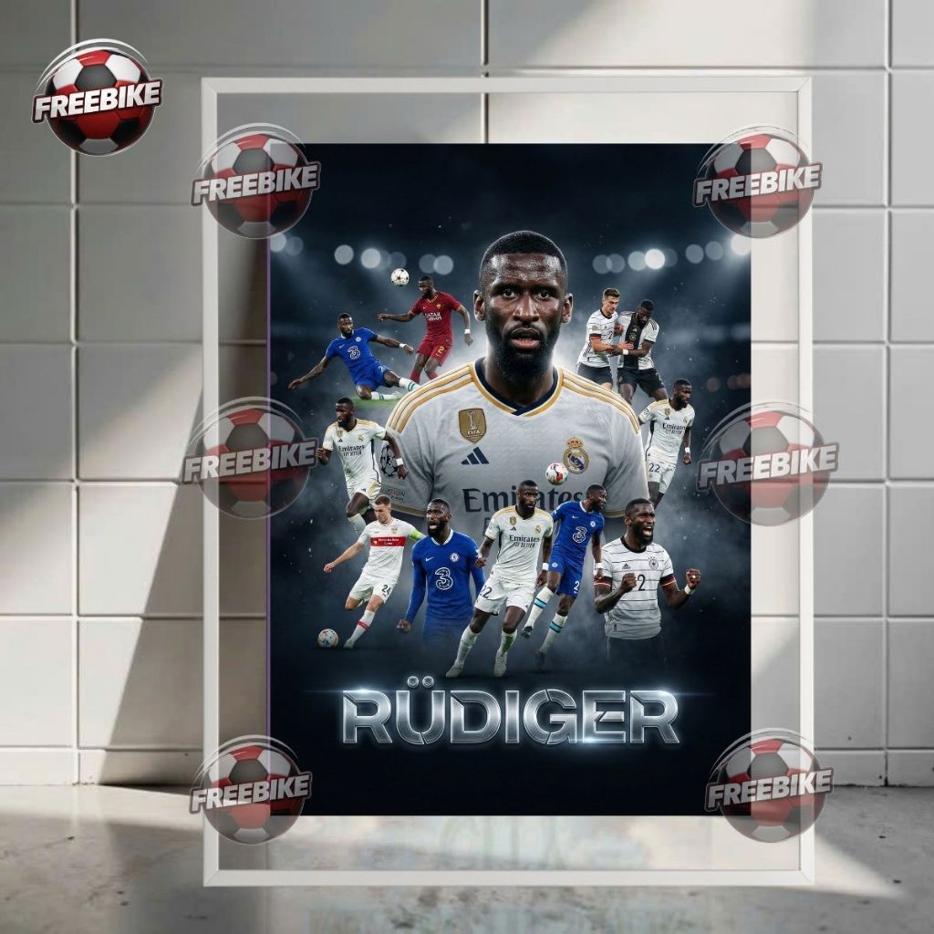 กรอบโปสเตอร์ RUDIGER พร้อมกระจกคริสตัลคุณภาพสูง