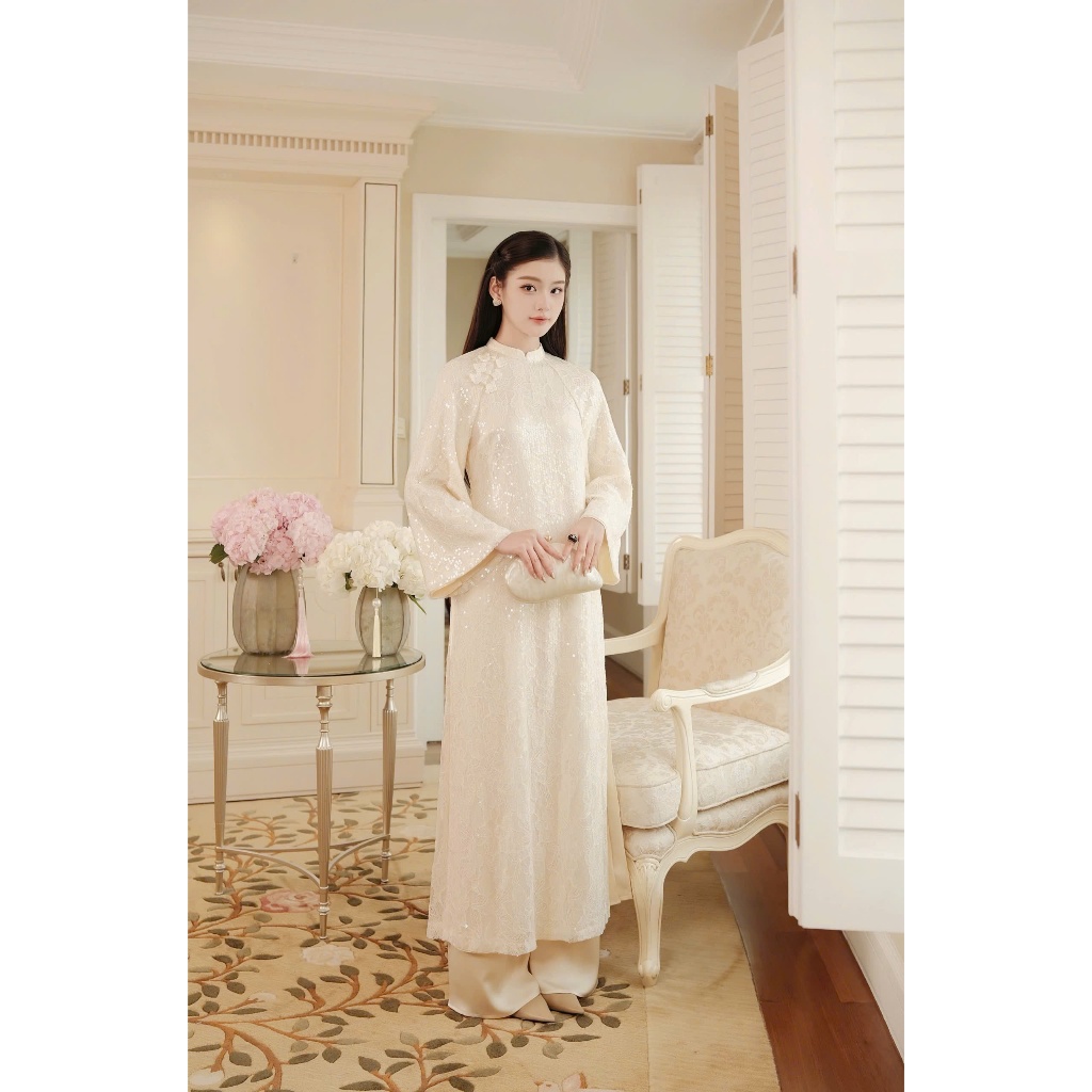 ผลิตภัณฑ์ SA Chou Chou LINLUXE LACE Ao Dai ราคา ถูกที่สุด ดีลบีเคเค