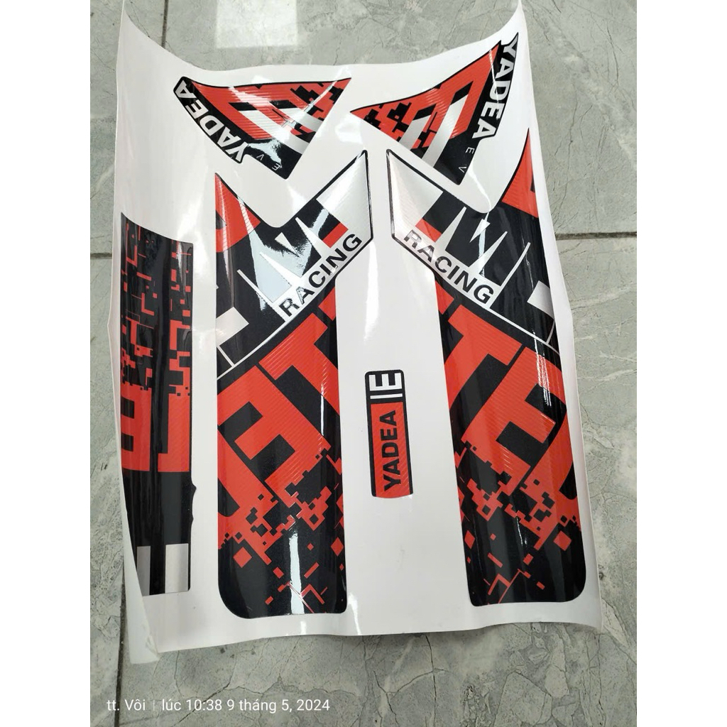 ชุดแสตมป์รถยนต์ไฟฟ้า yadea ulike,a1 สีดําของแท้