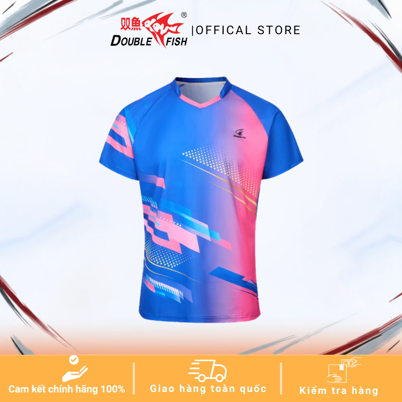 เสื้อกีฬา-DOUBLE FISH-DF25SS105-เสื้อกีฬายืดใส่สบายเมื่อเล่นกีฬา