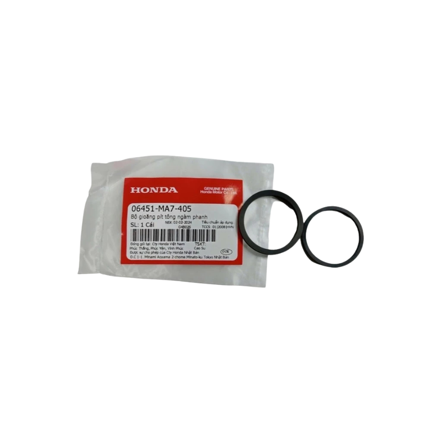 ชุดปะเก็นลูกสูบเบรคฮอนด้า 06451-MA7-405 – AB125 Lead125 Vision Winner RSX อะไหล่แท้