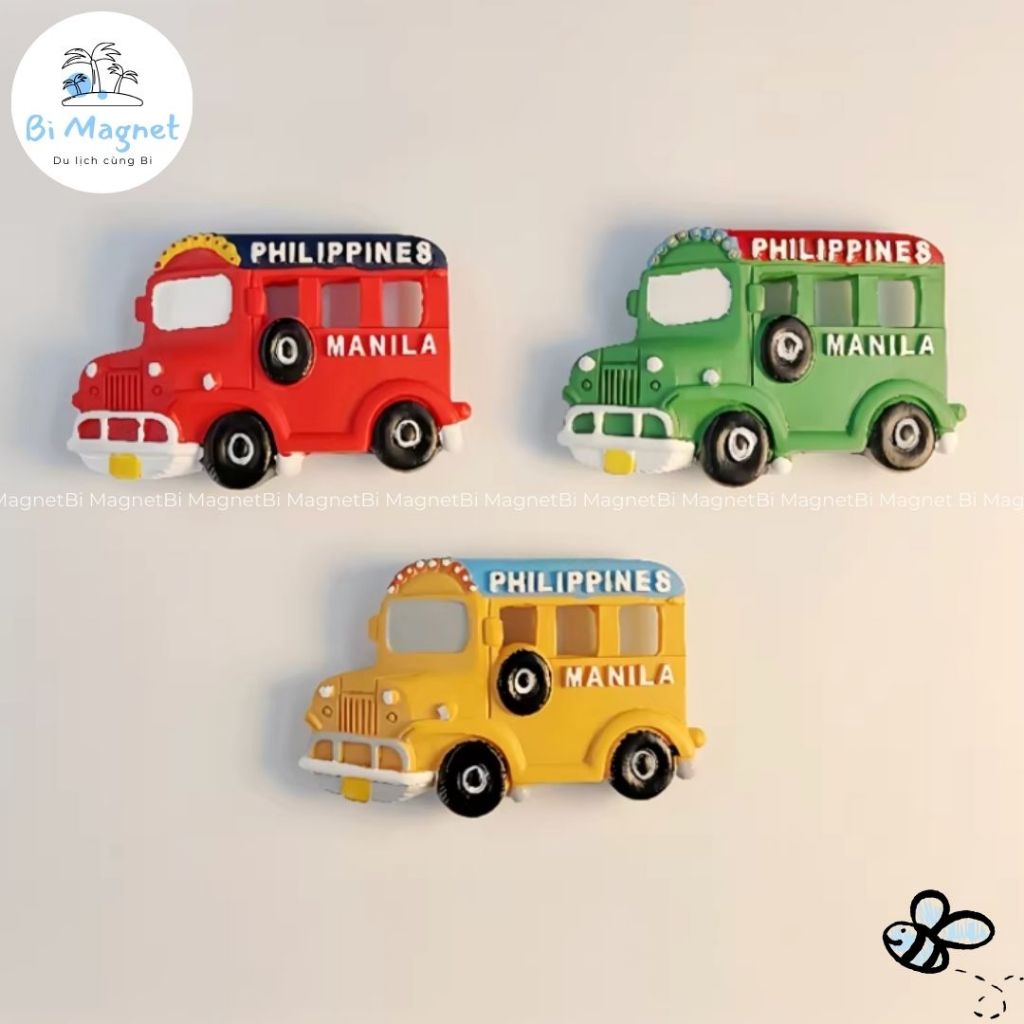 [AVAILABLE] Magnet Resin Magnet Manila Philippines สติ๊กเกอร์ติดตู้เย็นของที่ระลึกการเดินทางเอเชียตะ