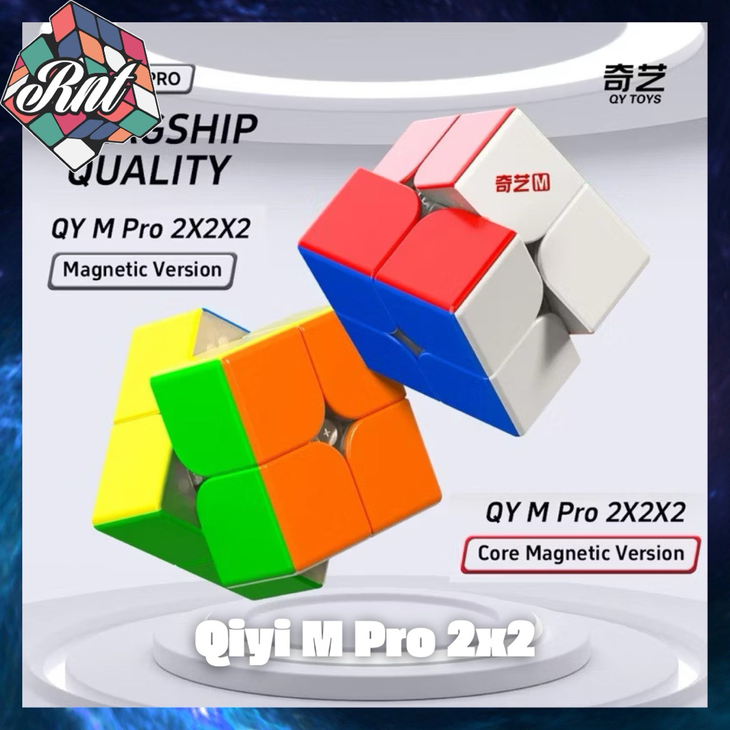 Rubik 2x2 Qiyi M Pro แม่เหล็กบอลแกน