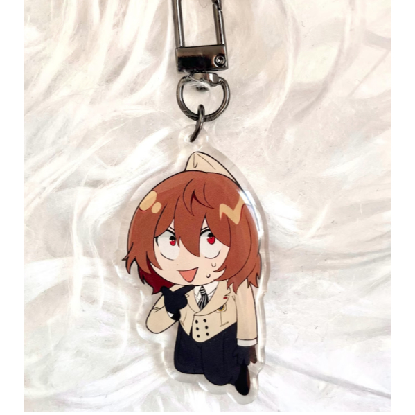 Persona 5 Goro Akechi พวงกุญแจอะคริลิคสองด้าน 2.5in