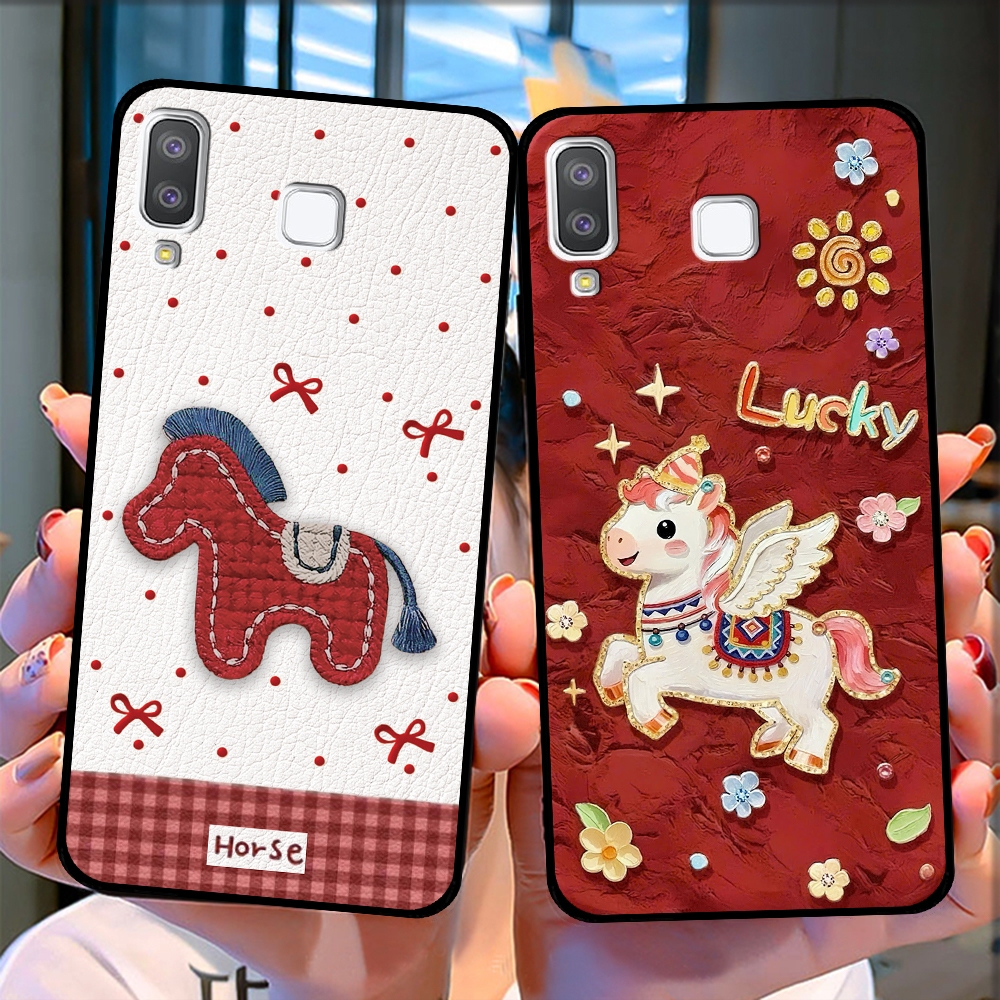 เคสสําหรับ SamSung A8 Star - A9 Star ลายม้านําโชค 2026