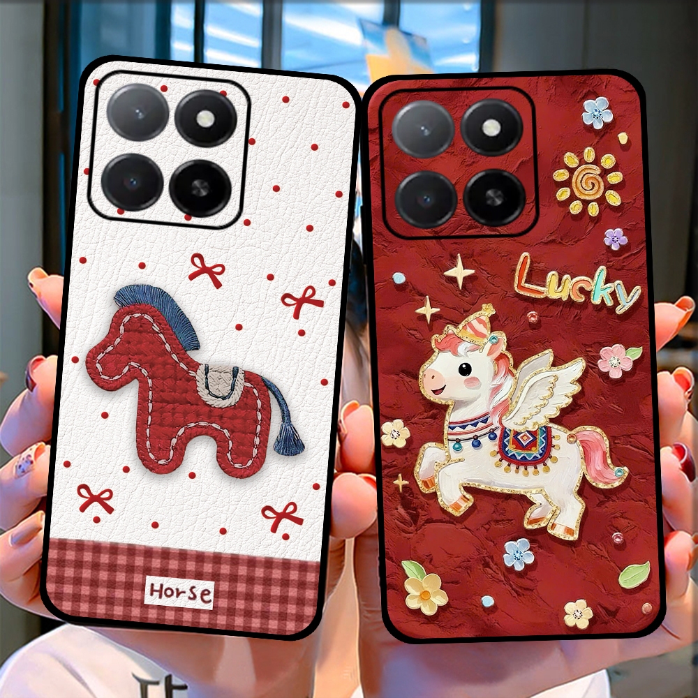 เคสสําหรับ HONOR X58/X58B/X58C ลาย Lucky Horse, Lucky Horse 2026