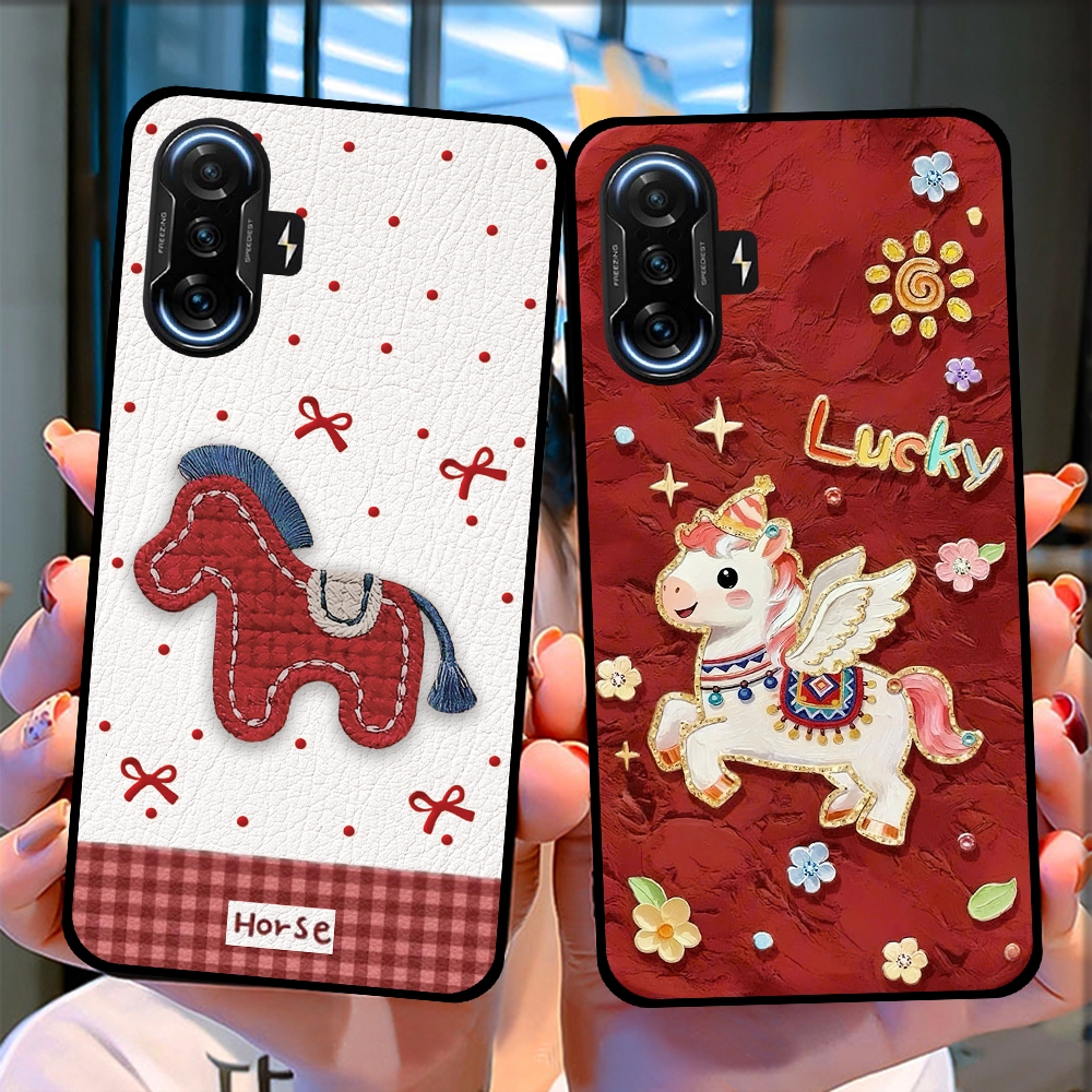 เคสสําหรับ Xiaomi Redmi K40 - K40 Pro - K40 Pro Plus - K40 Pro+ ลายม้านําโชค ม้านําโชค 2026