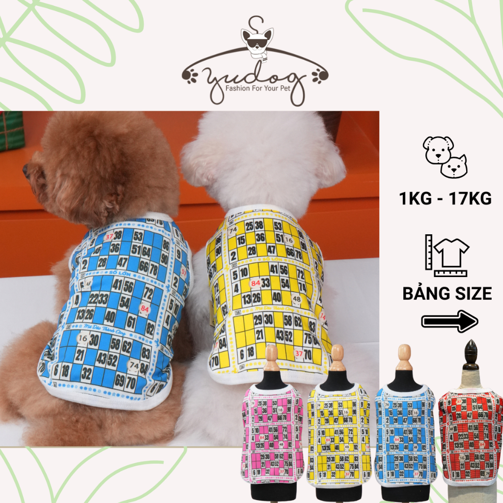 เสื้อยืด Tet holiday lotto น่ารักสําหรับสุนัขและแมว Yudog