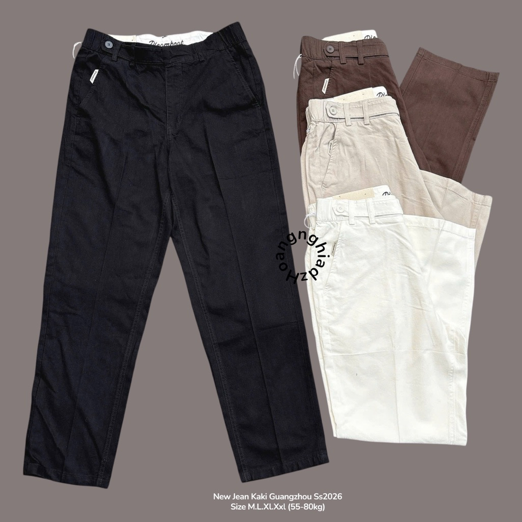 STRAIGHT MENS KAKI PANTS/KOREAN MENS KAKI PANTS