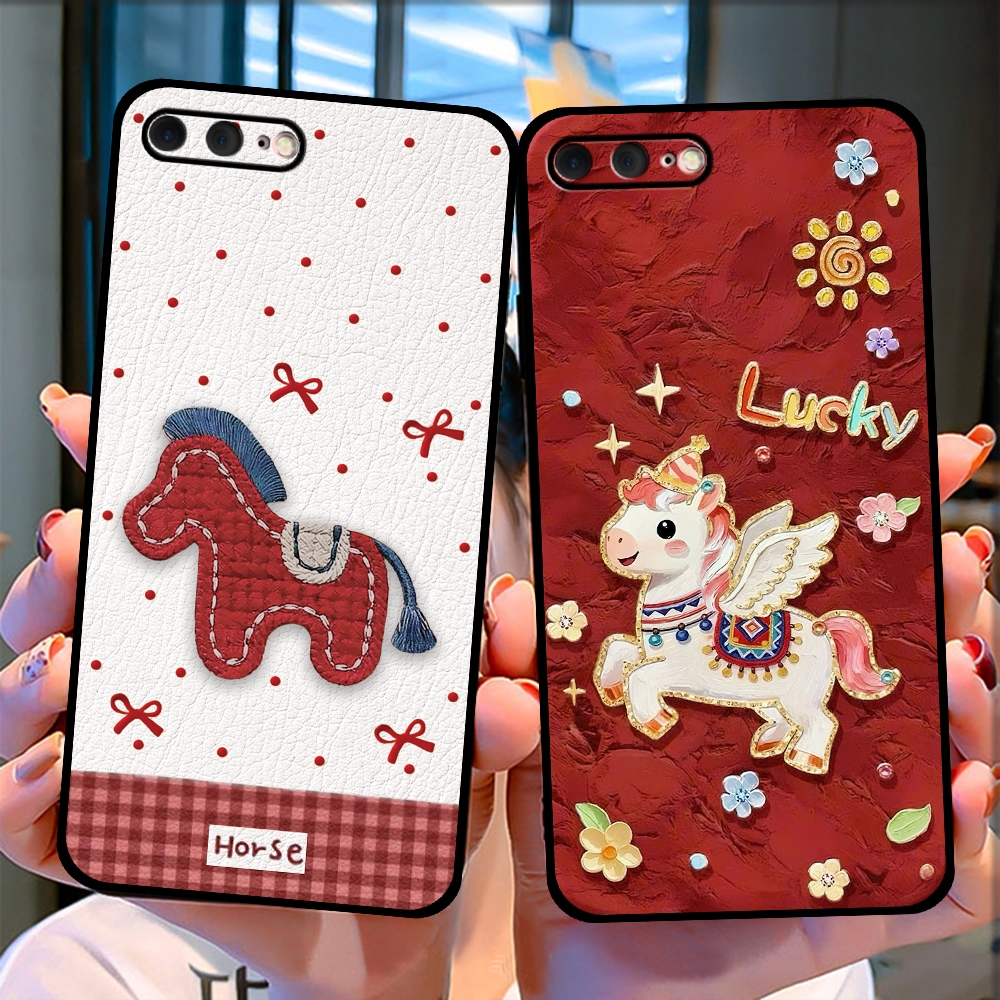 เคสสําหรับ iPhone 5/6/6s/6 Plus - iPhone 7/8/7 Plus/8 Plus ลาย Lucky Horse, Lucky Horse 2026