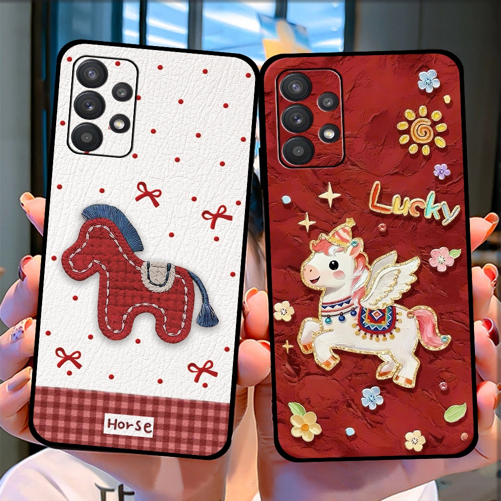 เคสสําหรับ SamSung A32 4G/5G - A52/52s - A72 ลายม้านําโชค 826