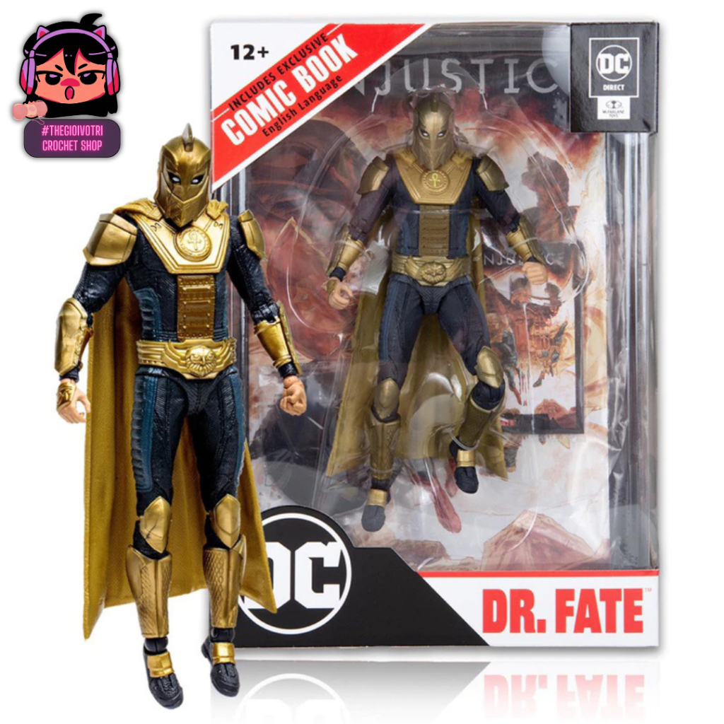 MCFARLANE (AUTHENTIC) คุณภาพสูง ACTION FIGURE "DR. FATE - INJUSTICE 2" (2ND - FULLBOX)