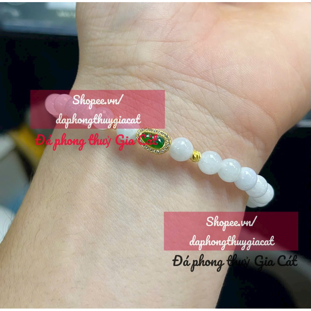 Bach zoc Tube A Mix Charm Bracelet ขนาด 6mm