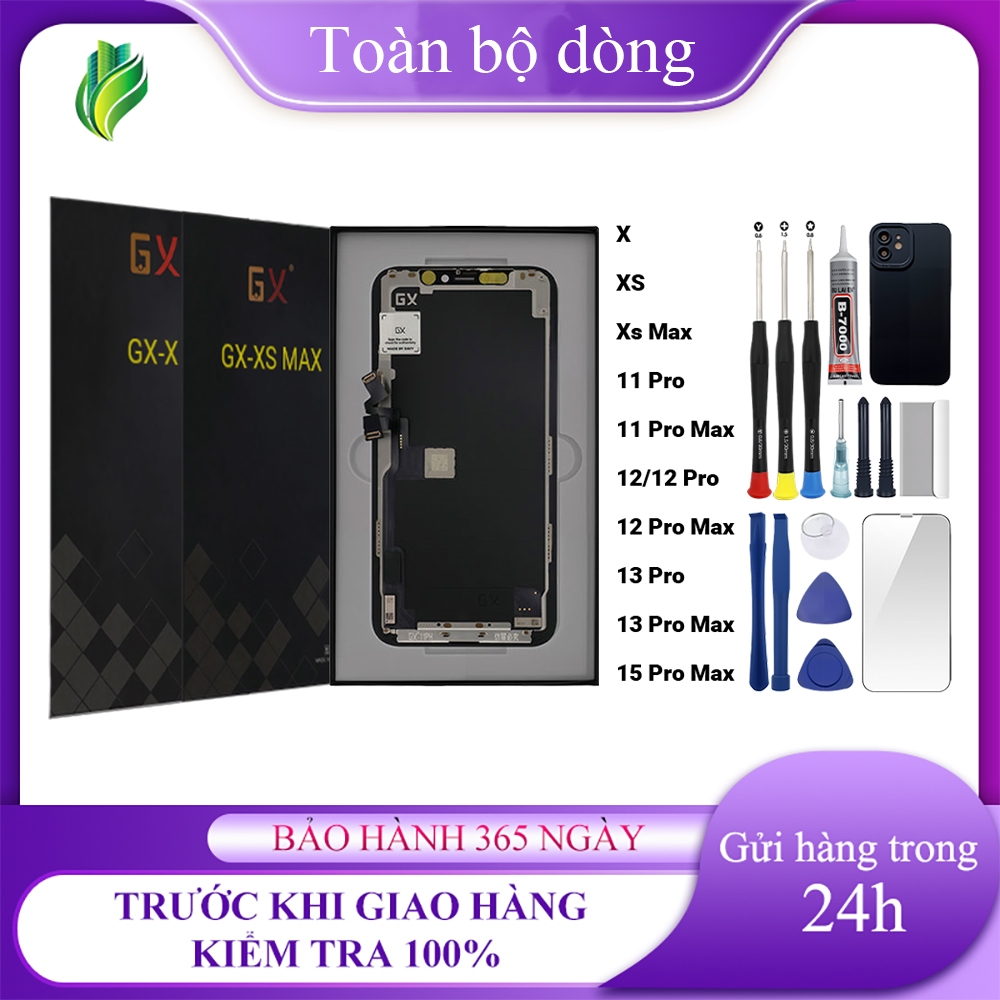 หน้าจอ GX OLED ของแท้เข้ากันได้กับ IP X/XS/Xs Max/11/12/13/14/15/Pro//Pro Max 12T