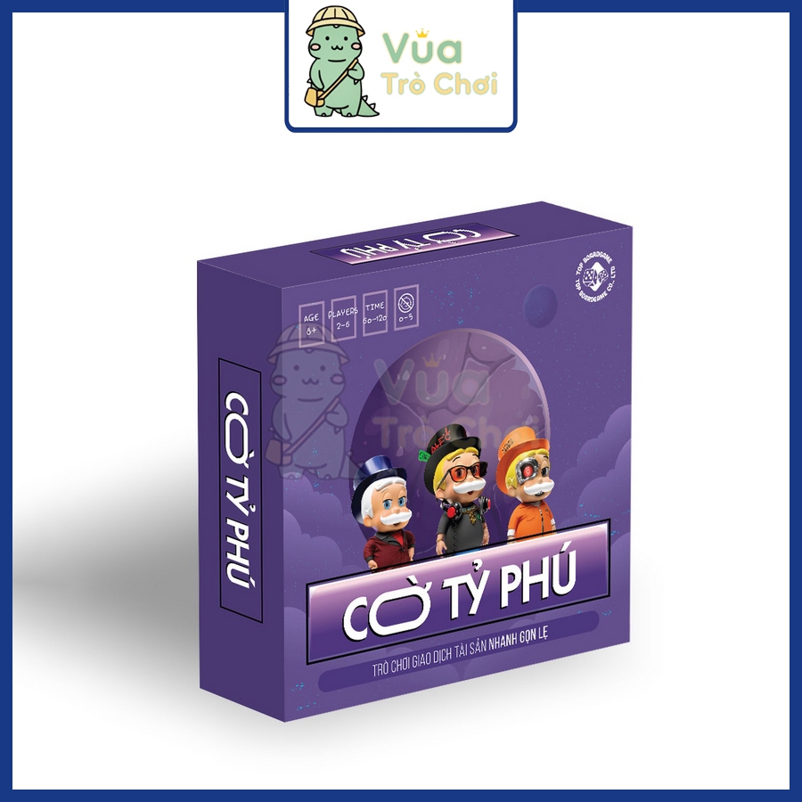 [Premium] Monopoly Set Purple Box Monopoly ของเล่นทางปัญญา Businessmen Boardgame Children