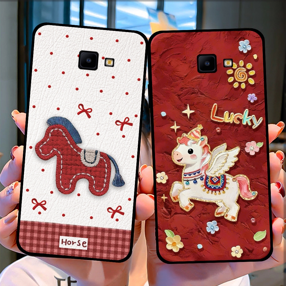 Samsung J4+ (J4 PLUS), J4 CORE, J4 PRIME เคสลายม้านําโชค, Lucky Horse 2026