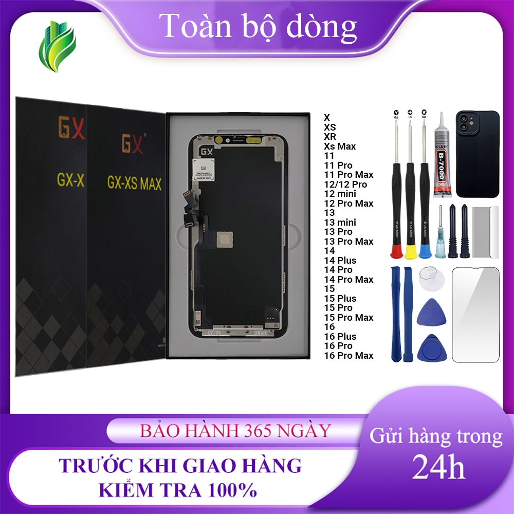 หน้าจอ GX OLED ของแท้เข้ากันได้กับ IP X/XS/XR/Xs Max/11/12/13/MINI/14/15/16/Pro/Plus/Pro Max