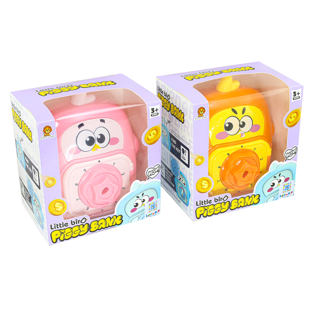 Mini Safe for Kids (Piggy Bank) - Cute Bird - HH04