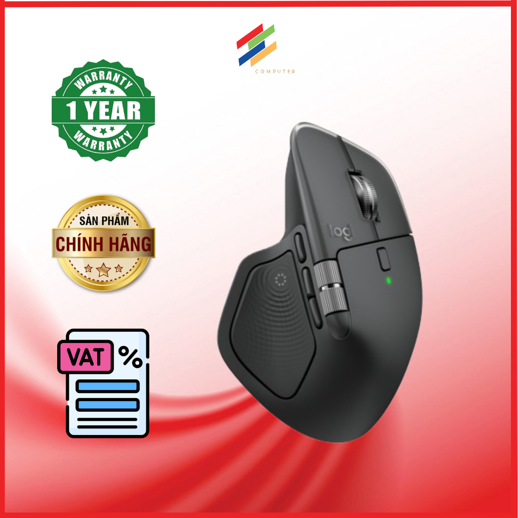 Logitech MX Master 4 Wireless Bluetooth Graphite Mouse - ของแท้ สินค้า 1 ปี