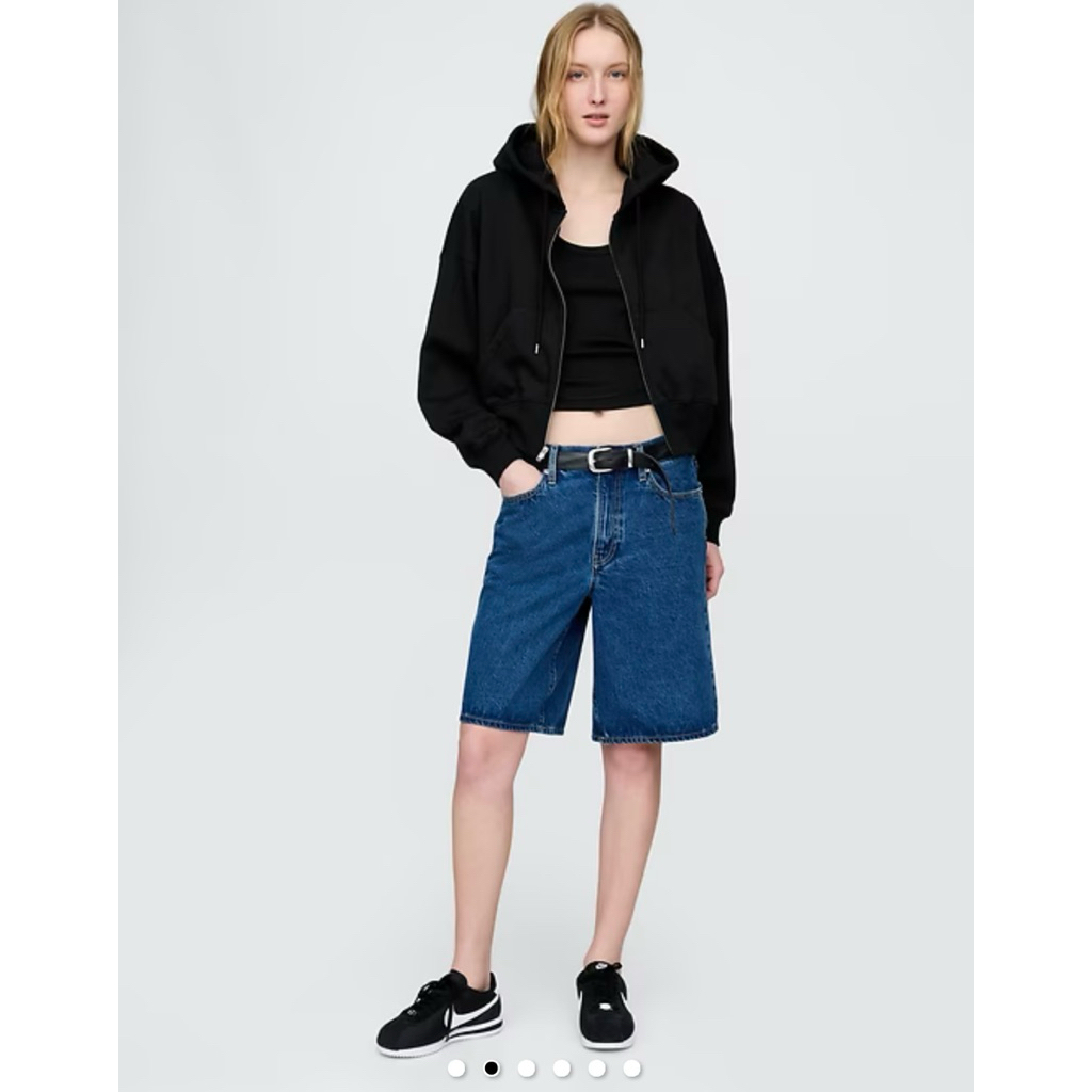 GAP VintageSoft Wedge Zip Hoodie