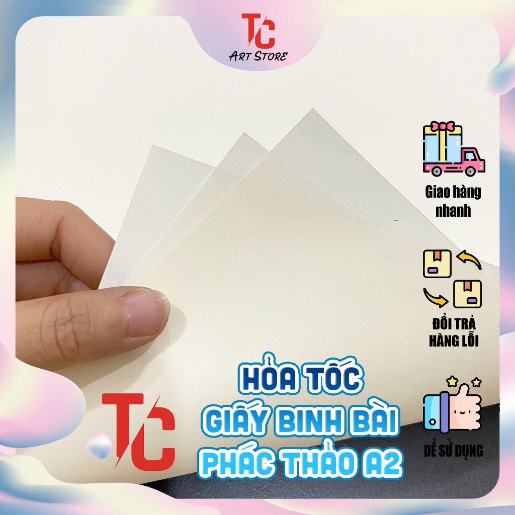 TC Art Store A2 Sketch Card Paper - เฉพาะการวาดภาพและเทคนิคการการวาดภาพ