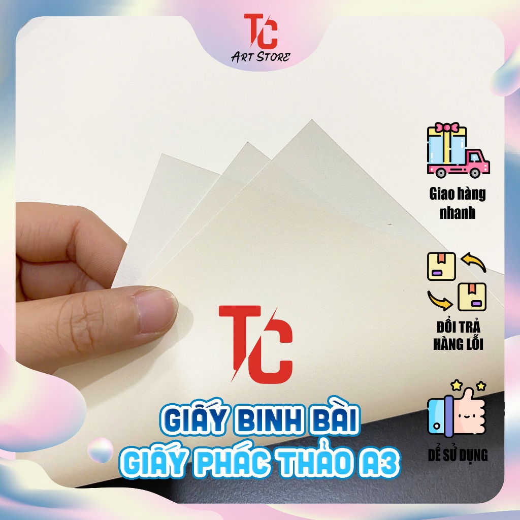 [TC ART STORE] A2 PAC THAO BINH PAPER - SURFACE, EXTREMELY STANDARD BLOCKING