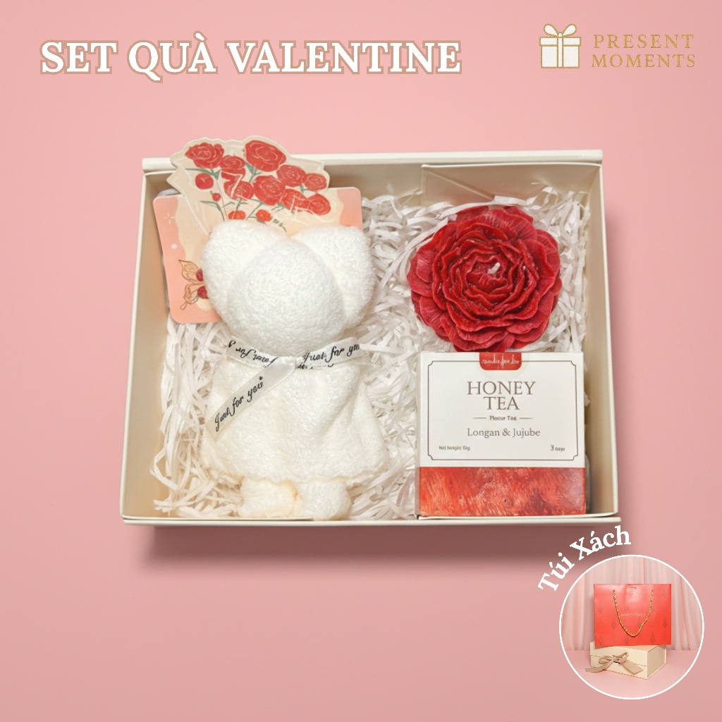 [มีนาคม 8ไทย ของขวัญ] ชุดแพ็คท้องผสมเทียนหอมและชาสมุนไพรพร้อมถุงสําหรับผู้หญิงที่จะให้คนรักvlt03