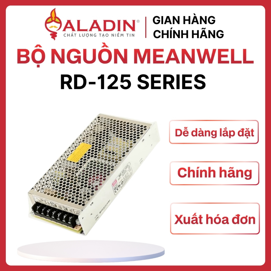 Meanwell แหล่งจ่ายไฟ 2 ทิศทาง RD-125-1224, RD-125-1248, RD-125-2448, RD-125-4824 แหล่งสลับแท้ 125W
