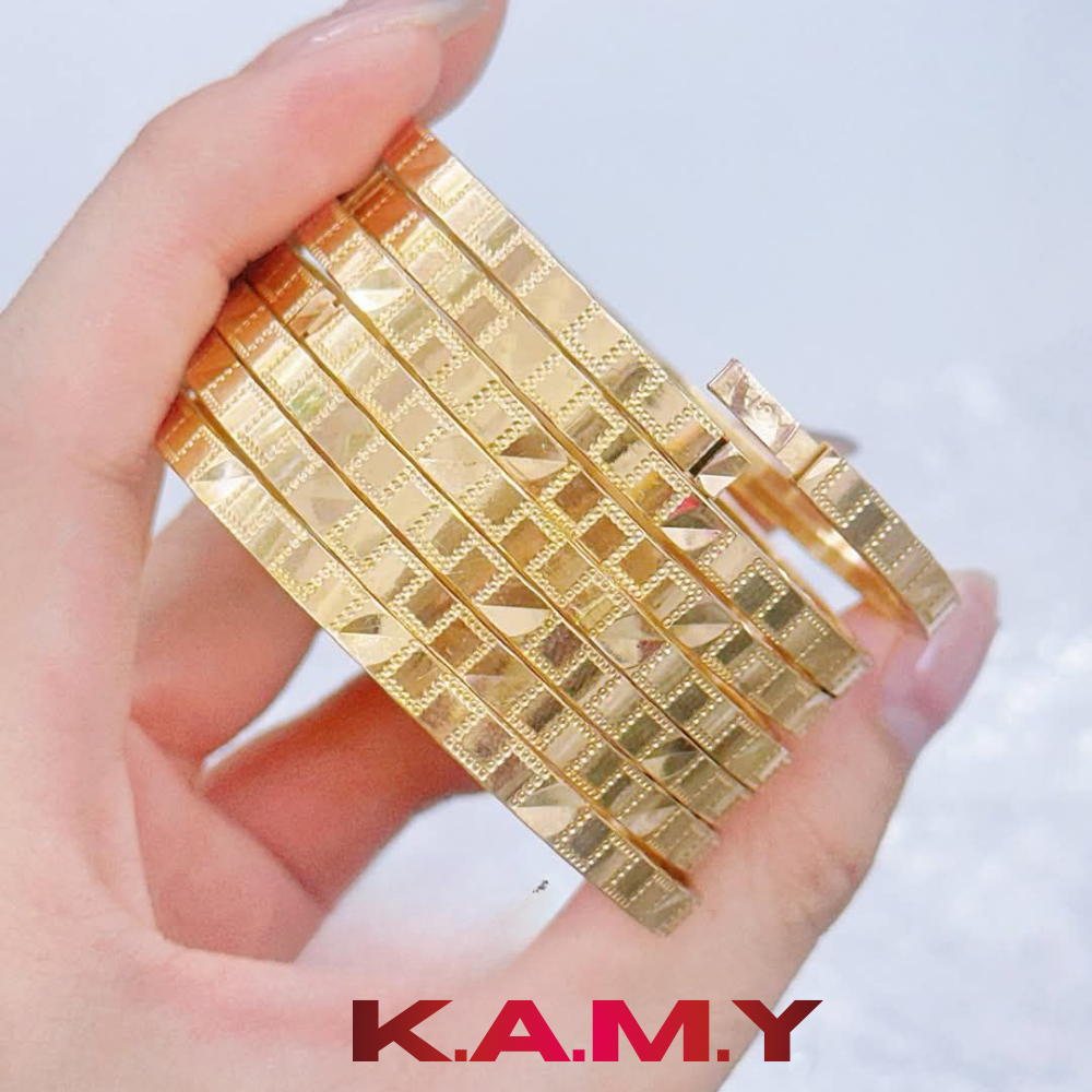 Ximen Great Wall ชุด 7 ชิ้น - สร้อยข้อมือผู้หญิงคุณภาพสูงทนทานเข็มกลัดลิ้นหรูหรา