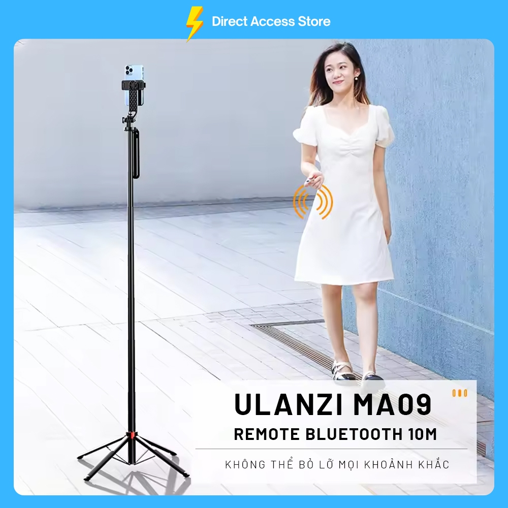 Ulanzi MA09 / MT44B / MT44 Plus ไม้เซลฟี่มืออาชีพแบบมือถือพร้อมรีโมทบลูทูธของแท้