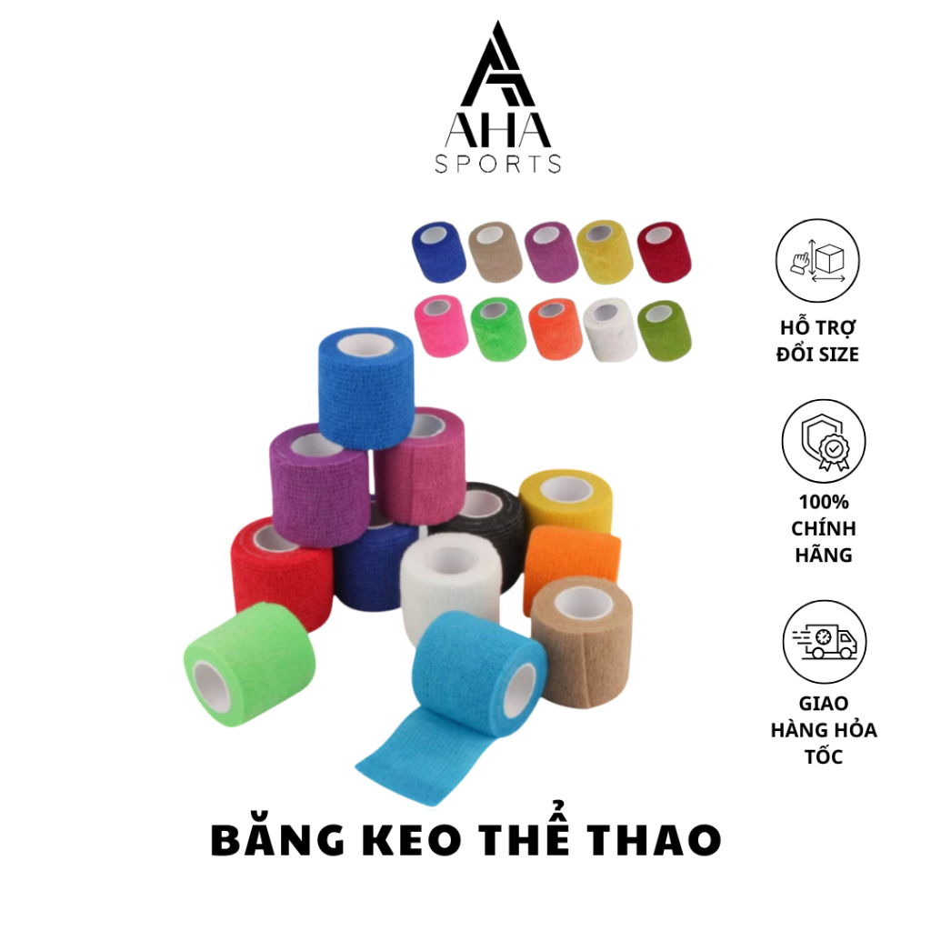 SPORTS Tape Ankle Wrist Finger SPORTS Tape for Soccer Badminton Gym - กีฬา AHA