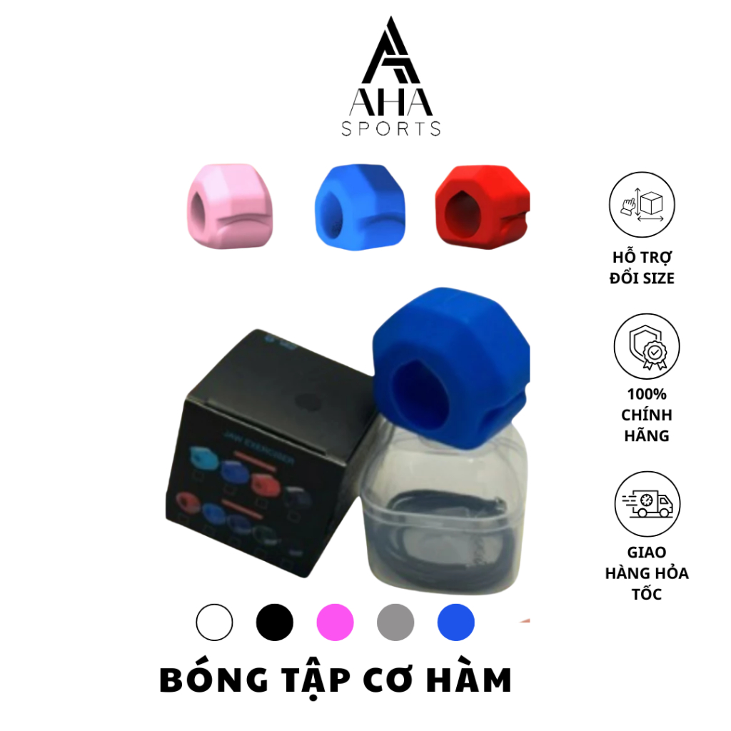 ลูกบอลออกกําลังกาย Jawsize Jaw ของแท้ อุปกรณ์ออกกําลังกายเคี้ยว Mewing Jawliner AHA