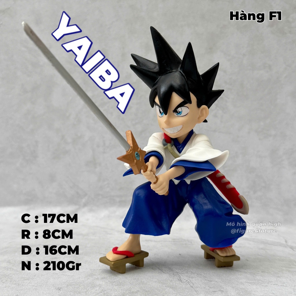 Kurogane Yaiba รุ่นสูง 17 ซม. Samurai Legend - den Yaiba - Shin Samurai Yaiba รุ่น F1