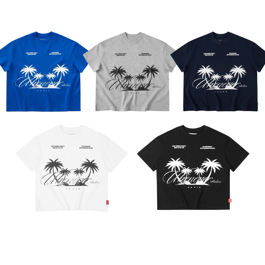 WHENEVER ATELIER | CLUB T-SHIRT / COCONUT TREE TEE