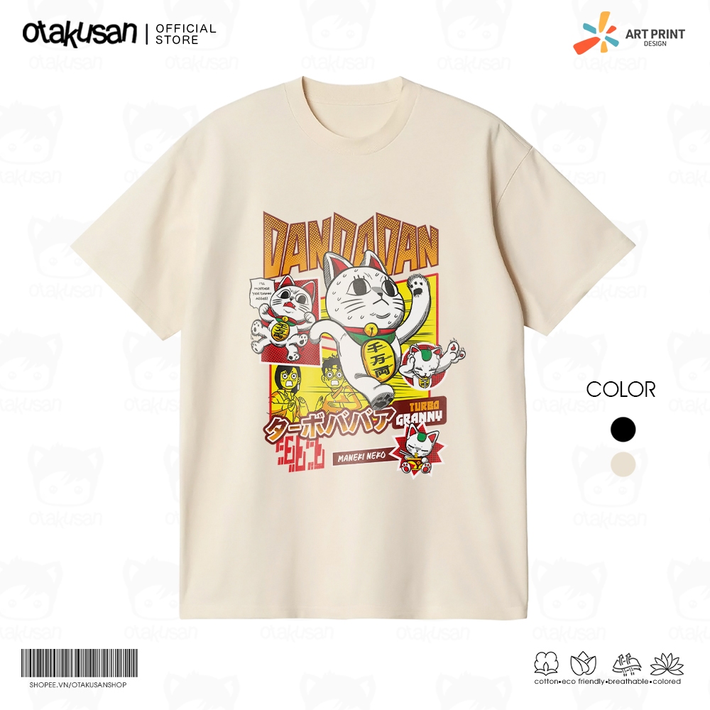 Dandadan Turbo Granny Kawaii Cotton เสื้อยืดแขนสั้น 100%