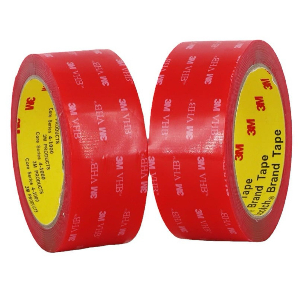 3M VHB 4910 เทปกาวสองหน้ากาวซุปเปอร์ – เทปสองด้านนิรภัยสําหรับโลหะ, แก้ว, พลาสติก, ไม้