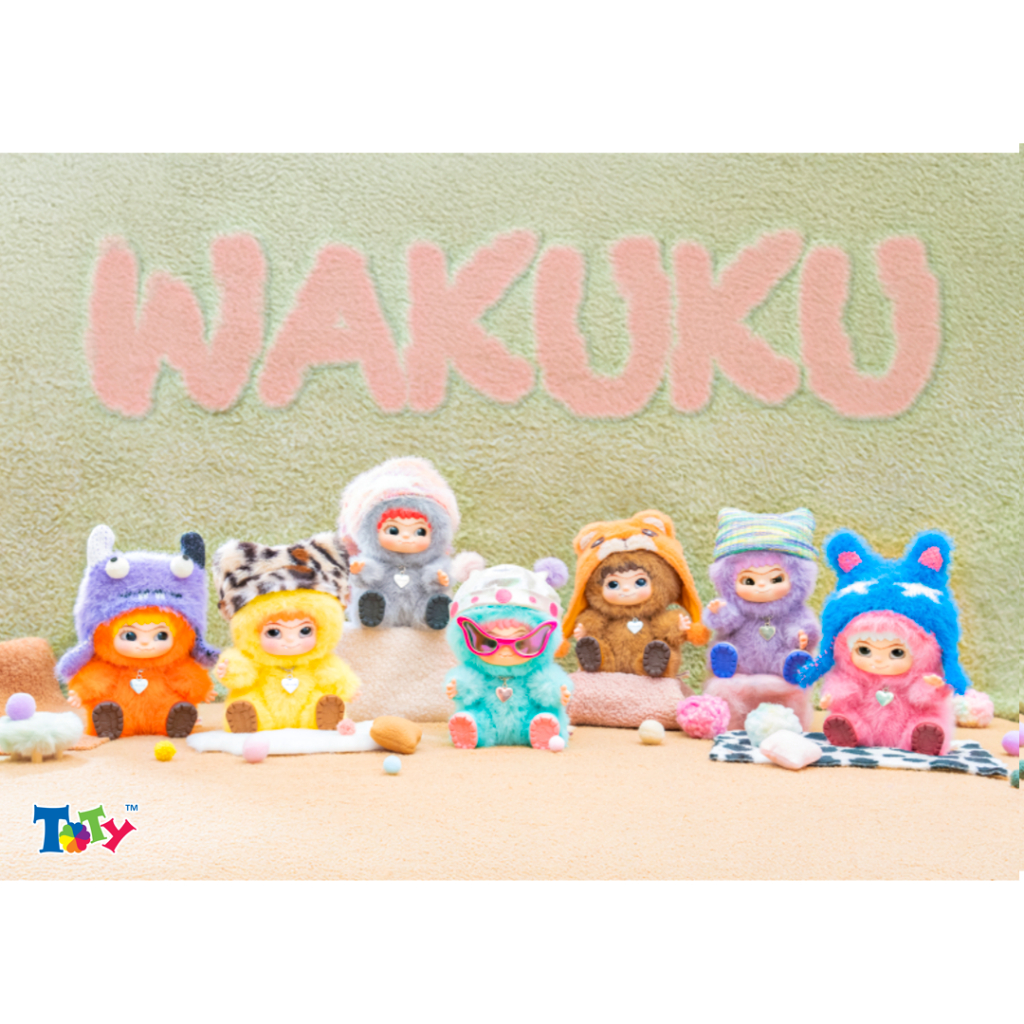 (Letsvan ของแท้) WAKUKU Cotton Blind Box Model - Fuzzy Trend Fun Party - RV05