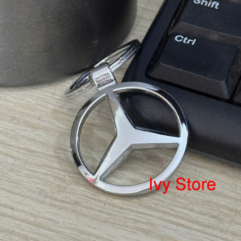 พวงกุญแจสไตล์ พวงกุญแจรถ พวงกุญแจสแตนเลส benz