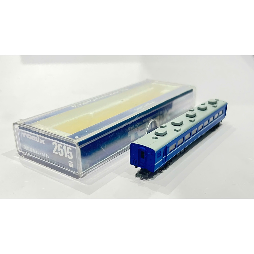 รถไฟรุ่น N scale / Tomix 2515 / คาร์ซีทผู้โดยสาร JNR Passenger Car Oha 14 / N scale1:150 - 1:160, N 