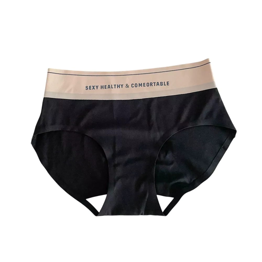 [Painn] กางเกงชั้นในสตรีทรงมองไม่เห็น QLS03 ลายตัวอักษร สไตล์สปอร์ต QLS03