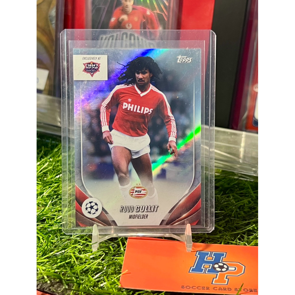 Ruud Gullit Refractor Topps Shanghai 2024 การ์ดฟุตบอล