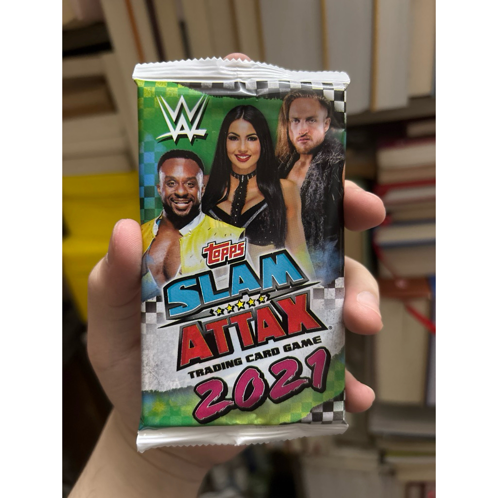 แพ็คการ์ด RANDOM DOLLAR จํานวน 12 ใบ TOPPS WWE SLAM ATTAX 2021