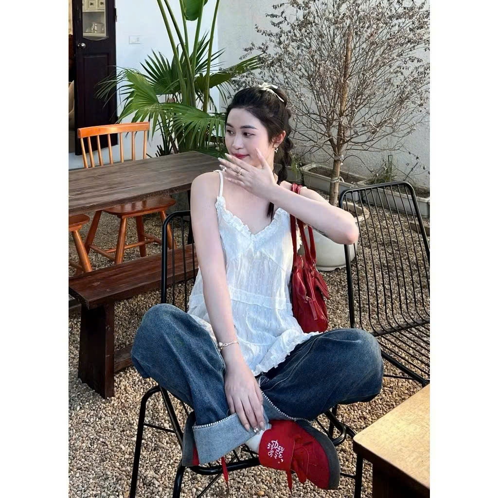 [ผลิตภัณฑ์ QC/TYPE 1] BABYDOLL TWO-STRING DRESS พร้อม FLUFFED SHAPE LADY STYLE 2MONDAY A156