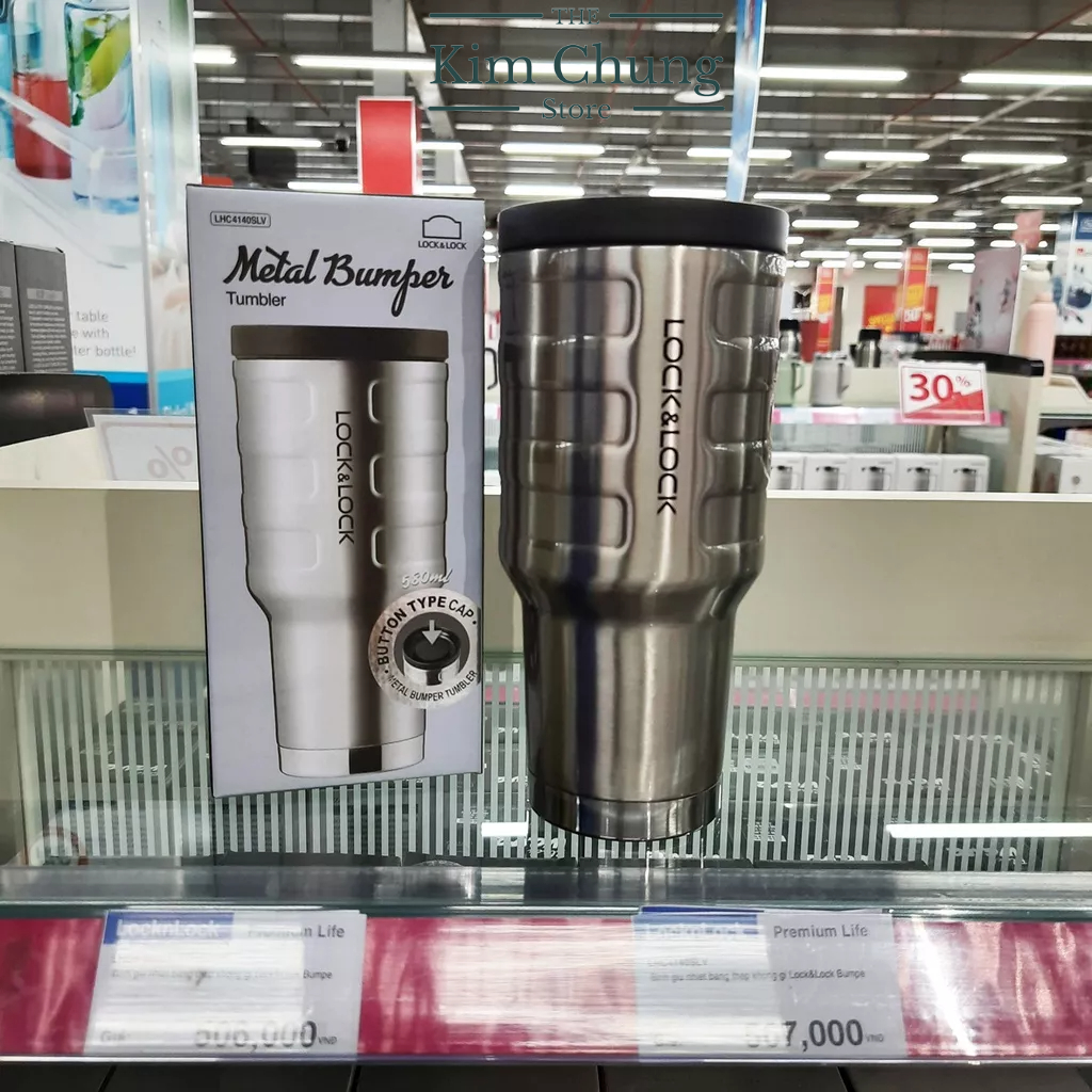 Lock&Lock Bumper Tumbler Stainless Steel Thermos Cup 580ml LHC4140