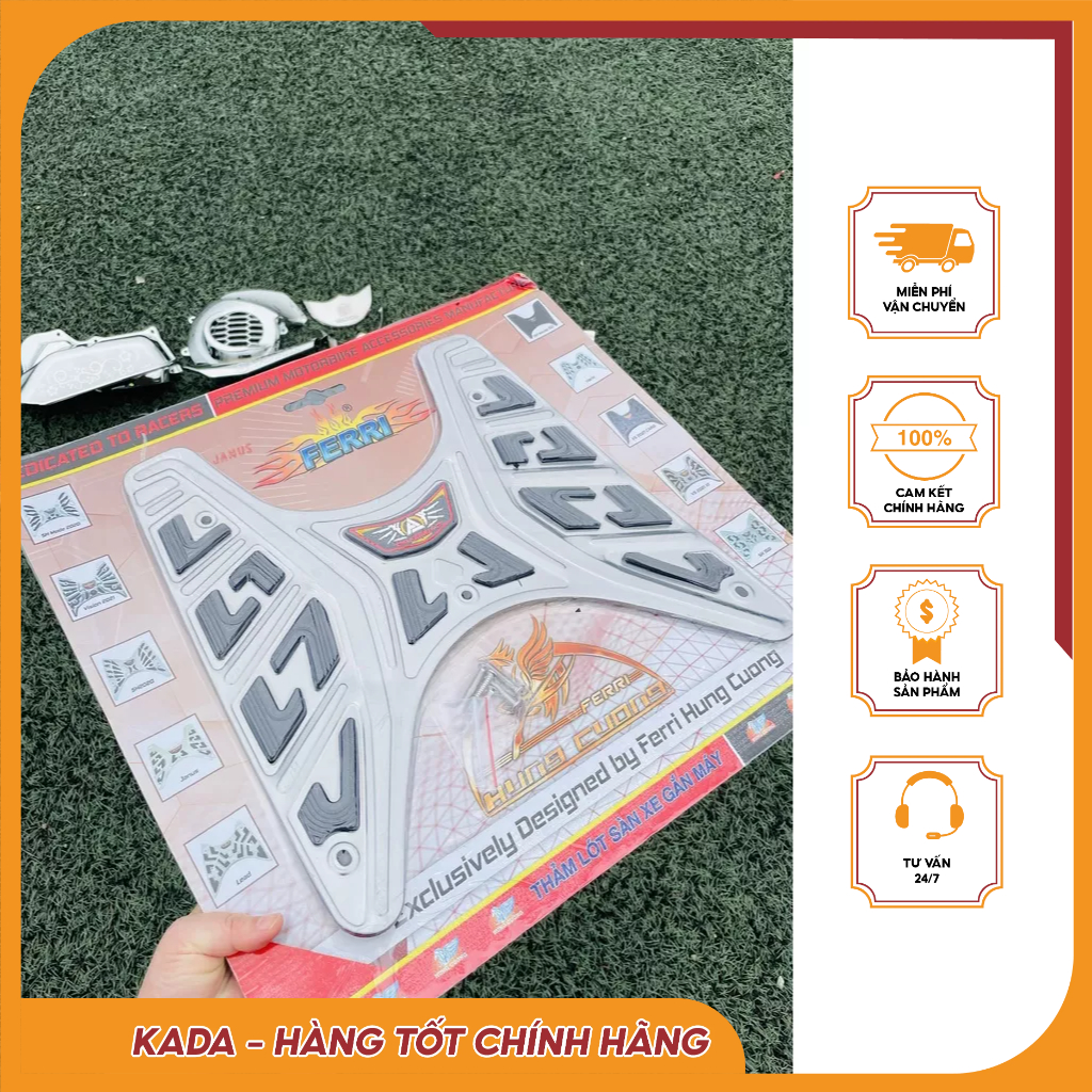 เสื่อเท้าสแตนเลสสําหรับ Yamaha Janus 2016- Janus 2025 Anti-Scratch – วัสดุสแตนเลส